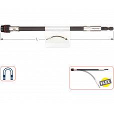 BITHOUDER MAGNETISCH SNELSPAN FLEX