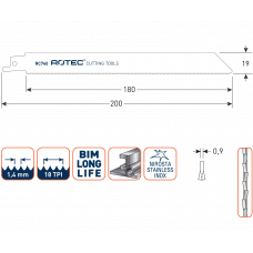 RECIPROZAAGBLAD RC740/S1122EF (2)