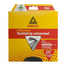 TOCHTSTRIP UNIV ZELFKLEV. ZWART 6MX9MMX7MM