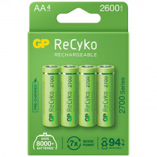BATTERIJ OPLAADBAAR AA 2600MAH