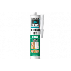 SILCKIT BOUW ZWART 310ML BISON