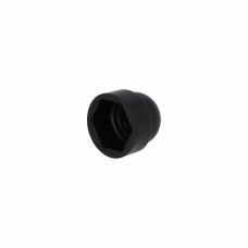 NYLON MOERKAP ZWART M6