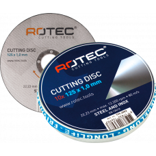 DOORSLIJPSCHIJF 125X1(10) METAAL