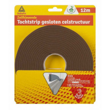 TOCHTSTRIP BRUIN 12M 9X4 DELTAFIX