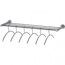 RVS GARDEROBE 1M+6 HANGERS