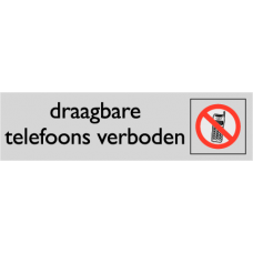DRAAGB.TELEF.VERBODEN