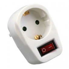 STEKER DOORVOER+SCHAK.+LAMP