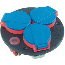 STOPCONTACT INZET IP44+THERMOSTAAT