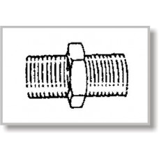 DUBBELE NIPPEL 280 1/2 ZWART