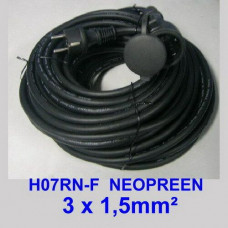 VERLENGSNOER 25M 3X1.5 RUB.