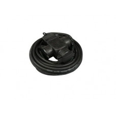 VERDEELBLOK 3V+KLEP+5M RUBBER