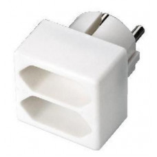 VERLOOPSTEKER 2XEURO WIT