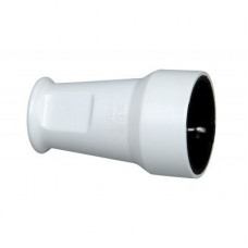 KONTRA STEKER RA PVC WIT
