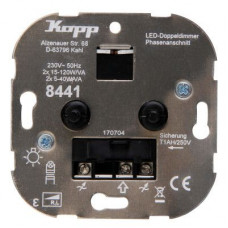 LED DUO DIMMER 2X5-40W KOPP
