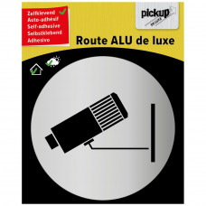 PICTOGRAM CAMERABEWAKING ALU ROND 80MM
